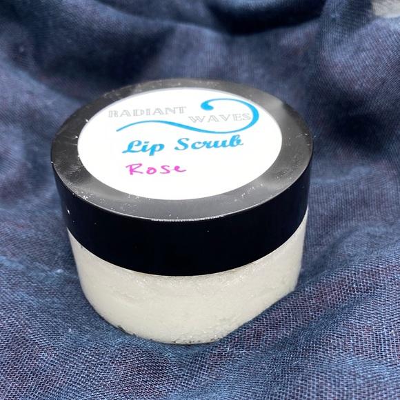 *CLEARANCE*Set of three 1oz handcrafted rose scented lip scrubs by Radiant Waves - Picture 4 of 6